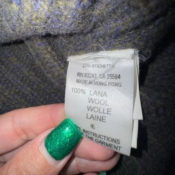 Vintage Diesel 100% Wool Military Patch Sweater XL Rare